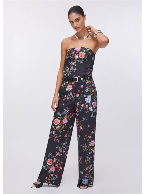 Pants woman flower LIU JO | CA6358T589A/P9631
